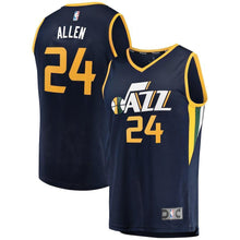 Load image into Gallery viewer, Grayson Allen Utah Jazz Branded Youth Fast Break Jersey Navy - Icon Edition 2018/2019