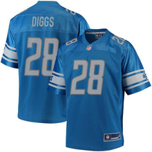 Load image into Gallery viewer, Quandre Diggs Detroit Lions NFL Pro Line Team Color Player Jersey  Blue