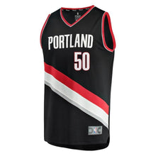 Load image into Gallery viewer, Portland Trail Blazers Caleb Swanigan Branded Youth Fast Break Player Jersey - Icon Edition - Black 2018/2019