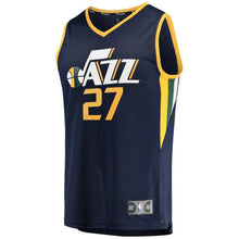 Load image into Gallery viewer, Rudy Gobert Utah Jazz Branded Youth Fast Break Player Jersey - Icon Edition - Navy 2018/2019