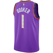 Load image into Gallery viewer, Devin Booker Phoenix Suns Youth Jersey – City Edition – Purple 2018/2019