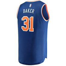 Load image into Gallery viewer, Ron Baker New York Knicks Branded Fast Break Road Player Jersey Royal - Icon Edition