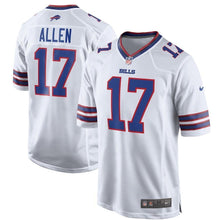Load image into Gallery viewer, Josh Allen Buffalo Bills Draft Pick Game Jersey – White 2018/2019