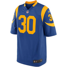 Load image into Gallery viewer, TODD GURLEY II LOS ANGELES RAMS SUPER BOWL YOUTH ALTERNATE GAME JERSEY - ROYAL