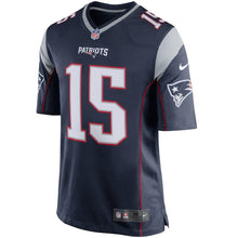 Load image into Gallery viewer, Chris Hogan New England Patriots Game Jersey - Navy 2018/2019 Super Bowl