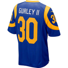 Load image into Gallery viewer, TODD GURLEY II LOS ANGELES RAMS SUPER BOWL GAME JERSEY – ROYAL