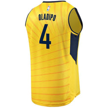 Load image into Gallery viewer, Victor Oladipo Indiana Pacers Branded Youth Fast Break Jersey - Statement Edition – Gold 2018/2019