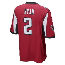 Load image into Gallery viewer, Matt Ryan Atlanta Falcons Red Super Bowl LI Bound Game Jersey 2019