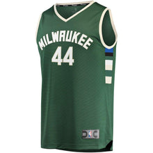 Load image into Gallery viewer, Tyler Zeller Milwaukee Bucks Branded Fast Break Jersey - Icon Edition - Hunter Green