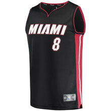 Load image into Gallery viewer, Tyler Johnson Miami Heat Branded Fast Break Player Jersey - Icon Edition – Black