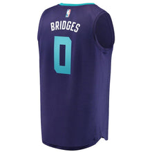 Load image into Gallery viewer, Miles Bridges Charlotte Hornets Branded Fast Break Alternate Jersey – Purple