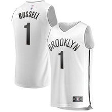 Load image into Gallery viewer, D'Angelo Russell Brooklyn Nets Branded Fast Break Jersey White - Association Edition