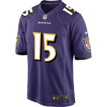 Load image into Gallery viewer, Michael Crabtree Baltimore Ravens Game Jersey – Purple 2018/2019
