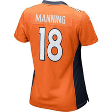 Load image into Gallery viewer, Peyton Manning Denver Broncos Women's Orange Super Bowl 50 Game Jersey 2019
