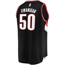 Load image into Gallery viewer, Caleb Swanigan Portland Trail Blazers Branded Fast Break Team Color Player Jersey Black - Icon Edition