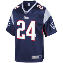 Load image into Gallery viewer, Ty Law New England Patriots Pro Line Retired Team Player Jersey – Navy 2018/2019 Super Bowl