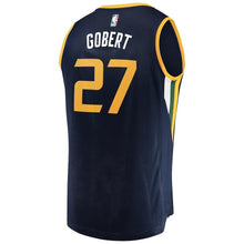 Load image into Gallery viewer, Rudy Gobert Utah Jazz Branded Youth Fast Break Player Jersey - Icon Edition - Navy 2018/2019