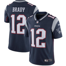 Load image into Gallery viewer, Tom Brady New England Patriots Youth Vapor Untouchable Limited Player Jersey - Navy 2018/2019 Super Bowl