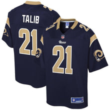 Load image into Gallery viewer, AQIB TALIB LOS ANGELES RAMS SUPER BOWL NFL PLAYER JERSEY – NAVY