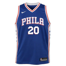 Load image into Gallery viewer, Markelle Fultz Philadelphia 76ers Youth Jersey Blue - Icon Edition 2018/2019