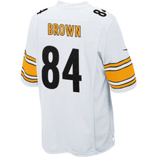 Load image into Gallery viewer, Pittsburgh Steelers Antonio Brown White Jersey 2018 - 2019