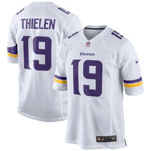 Load image into Gallery viewer, Minnesota Vikings Adam Thielen White Jersey 2018 - 2019