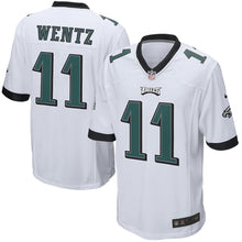 Load image into Gallery viewer, Philadelphia Eagles Carson Wentz White Jersey 2018 - 2019