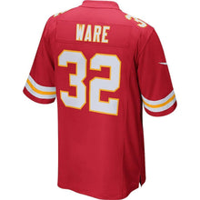 Load image into Gallery viewer, Spencer Ware Kansas City Chiefs Game Jersey - Red