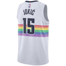 Load image into Gallery viewer, Nikola Jokic Denver Nuggets Youth Jersey – City Edition – White 2018/2019