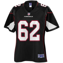 Load image into Gallery viewer, Daniel Munyer Arizona Cardinals Pro Line Women's Player Jersey – Black 2018/2019