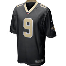 Load image into Gallery viewer, New Orleans Saints Drew Brees Black Jersey 2018 - 2019