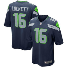 Load image into Gallery viewer, Tyler Lockett Seattle Seahawks Game Jersey - Navy 2018/2019