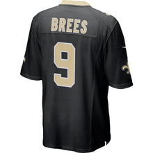 Load image into Gallery viewer, New Orleans Saints Drew Brees Black Jersey 2018 - 2019