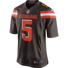 Load image into Gallery viewer, Tyrod Taylor Cleveland Browns Game Jersey – Brown 2018/2019
