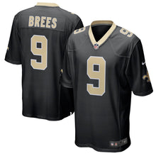 Load image into Gallery viewer, New Orleans Saints Drew Brees Black Jersey 2018 - 2019