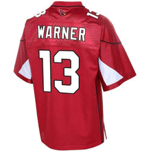 Load image into Gallery viewer, Kurt Warner Arizona Cardinals Pro Line Retired Player Jersey - Red 2018/2019