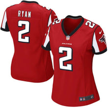 Load image into Gallery viewer, Matt Ryan Atlanta Falcons Women's Game Jersey - Red 2018/2019