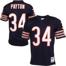 Load image into Gallery viewer, Mens Chicago Bears Walter Payton Mitchell &amp; Ness Navy 1985 Retired Player Vintage Jersey 2018/2019