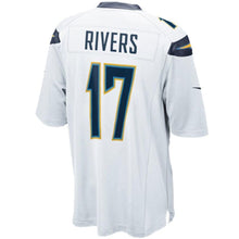 Load image into Gallery viewer, Philip Rivers Los Angeles Chargers Game Jersey - White
