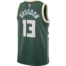 Load image into Gallery viewer, Malcolm Brogdon Milwaukee Bucks Swingman Jersey Green - Icon Edition
