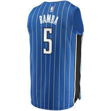 Load image into Gallery viewer, Mohamed Bamba Orlando Magic Branded Youth 2018 NBA Draft First Round Pick Fast Break Jersey Blue – Icon Edition 2018/2019