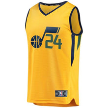 Load image into Gallery viewer, Grayson Allen Utah Jazz Branded Fast Break Player Jersey - Statement Edition - Gold