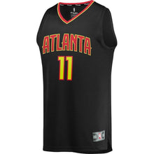 Load image into Gallery viewer, Trae Young Atlanta Hawks Branded Youth Fast Break Jersey Black - Icon Edition 2018 2019