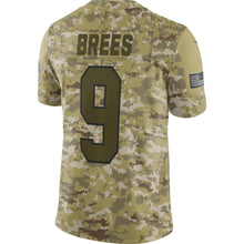 Load image into Gallery viewer, New Orleans Saints Drew Brees Camo Jersey 2018 - 2019