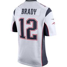 Load image into Gallery viewer, Tom Brady New England Patriots White Super Bowl LII Bound Game Jersey 2019