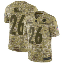Load image into Gallery viewer, Pittsburgh Steelers Le'Veon Bell Camo Jersey 2018 - 2019