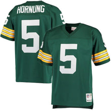 Load image into Gallery viewer, Paul Hornung Green Bay Packers Mitchell &amp; Ness Retired Player Replica Jersey - Green