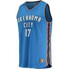 Load image into Gallery viewer, Dennis Schroder Oklahoma City Thunder Branded Fast Break Jersey - Icon Edition - Blue