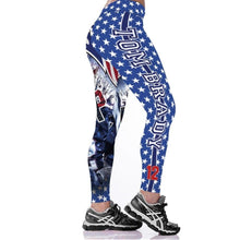 Load image into Gallery viewer, New England Patriots Slim Fitness 3D Printing Leggings Super Bowl
