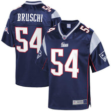 Load image into Gallery viewer, Tedy Bruschi New England Patriots Pro Line Retired Team Player Jersey – Navy 2018/2019 Super Bowl